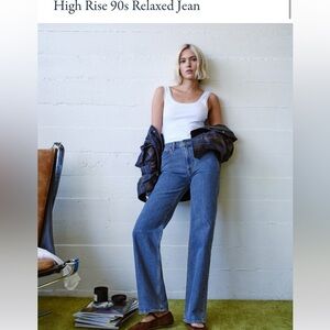 Abercrombie & Fitch 90s Curve Love Relaxed High Rise Jean